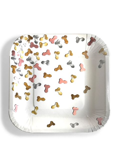 Huvudbild Glitterati Penis Party Plates