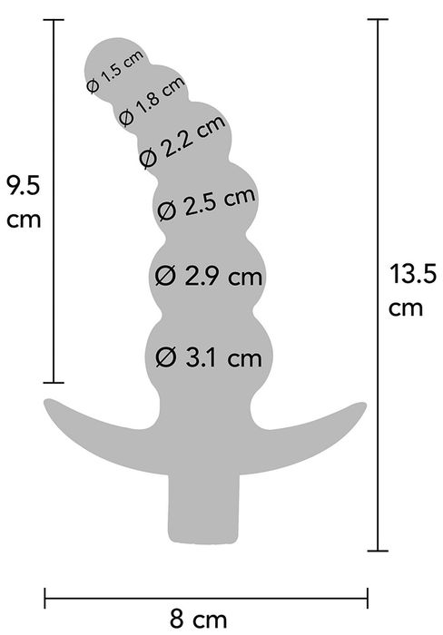 The Spunky Wireless Vibrating Buttplug
