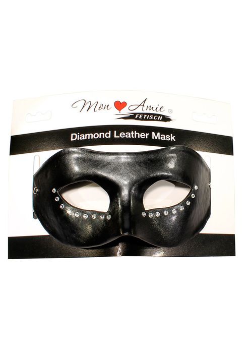 Mon Amie Diamond Leather Mask