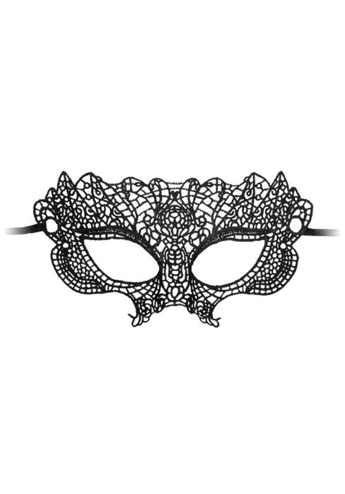 Princess black lace mask