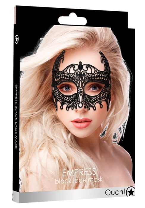 Empress black lace mask