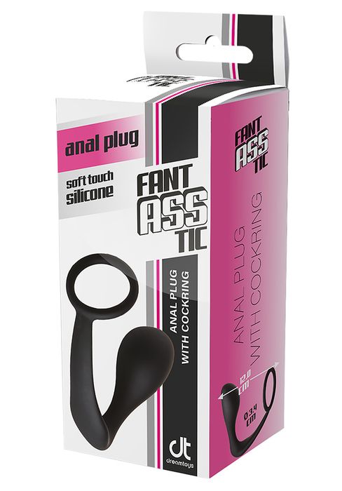 Fantasstic Analplug with cockring