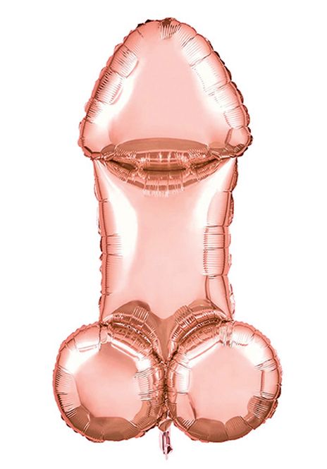 Huvudbild Glitterati Rosegold Penis Balloon